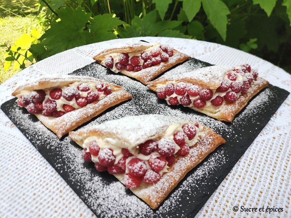 Raspberry Puff Pastry dan Mascarpone Cream – Resep Video