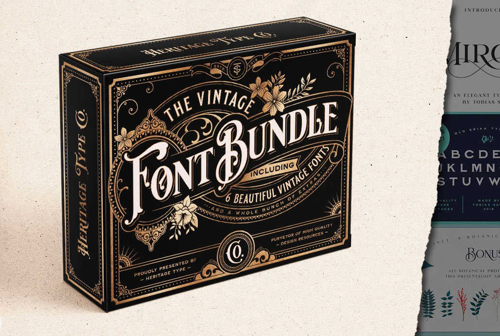 Font Vintage Terbaik yang Harus Dimiliki Setiap Desainer di Perangkatnya